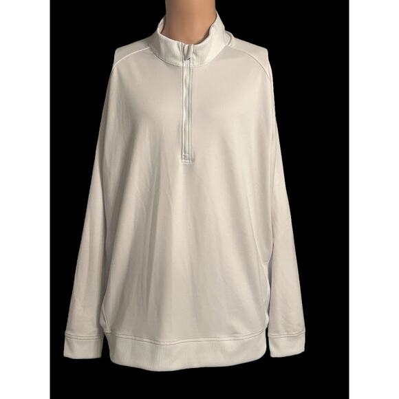 Adidas Golf 1/4 Zip Pullover White Men's Size XL Extra Large - Picture 1 of 8